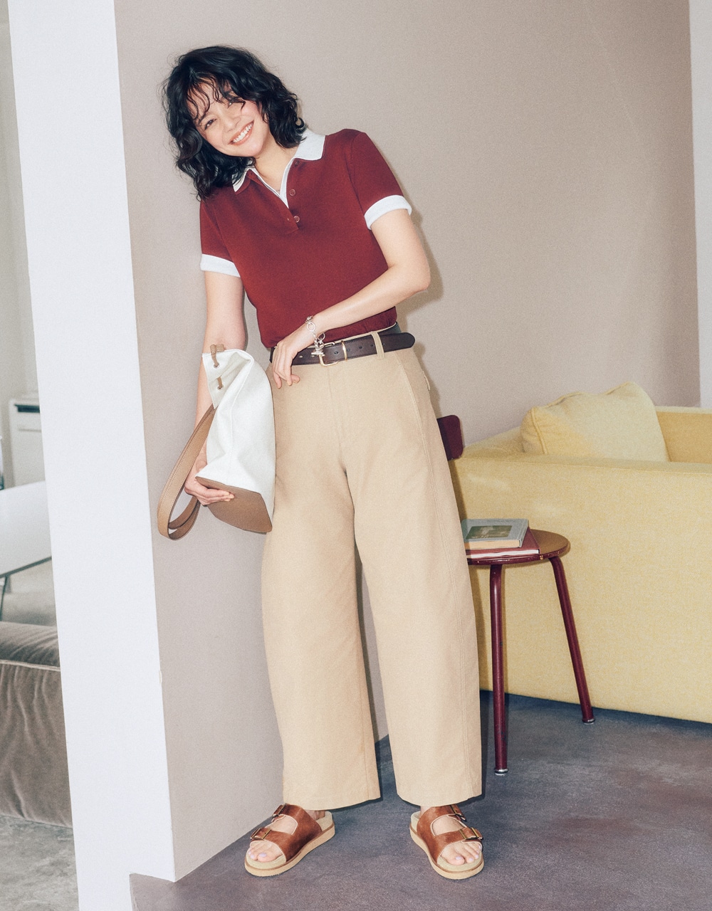 ポロニットコーデ岸本セシルさん