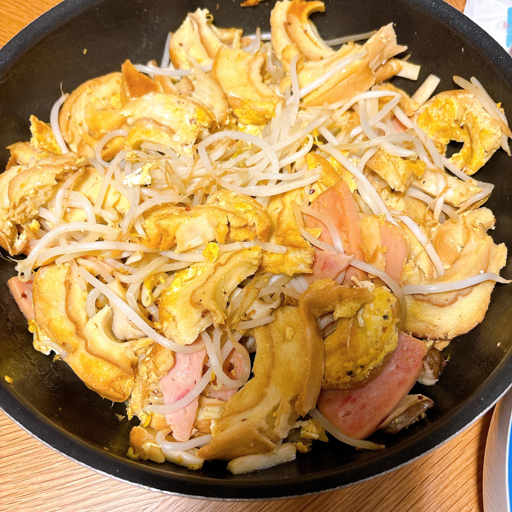 車麩の麩チャンプル