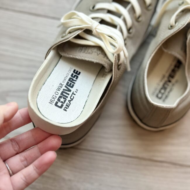 CONVERSE(コンバース)の【雅姫さんコラボ】ALL STAR（R） OX／HW　グレージュ　LEEマルシェ