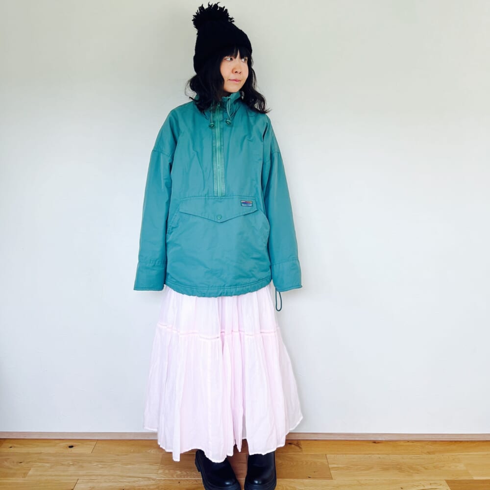 ne Quittez pas ヌキテパ コットンボイル ティアード マキシ ドレス Cotton Voile Tiered Maxi Dress さくら ピンク