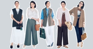 【コスパなきれいめアイテム５選】通勤、保護者会…高見え確実！ジャケット、ブラウス、ジレetc.