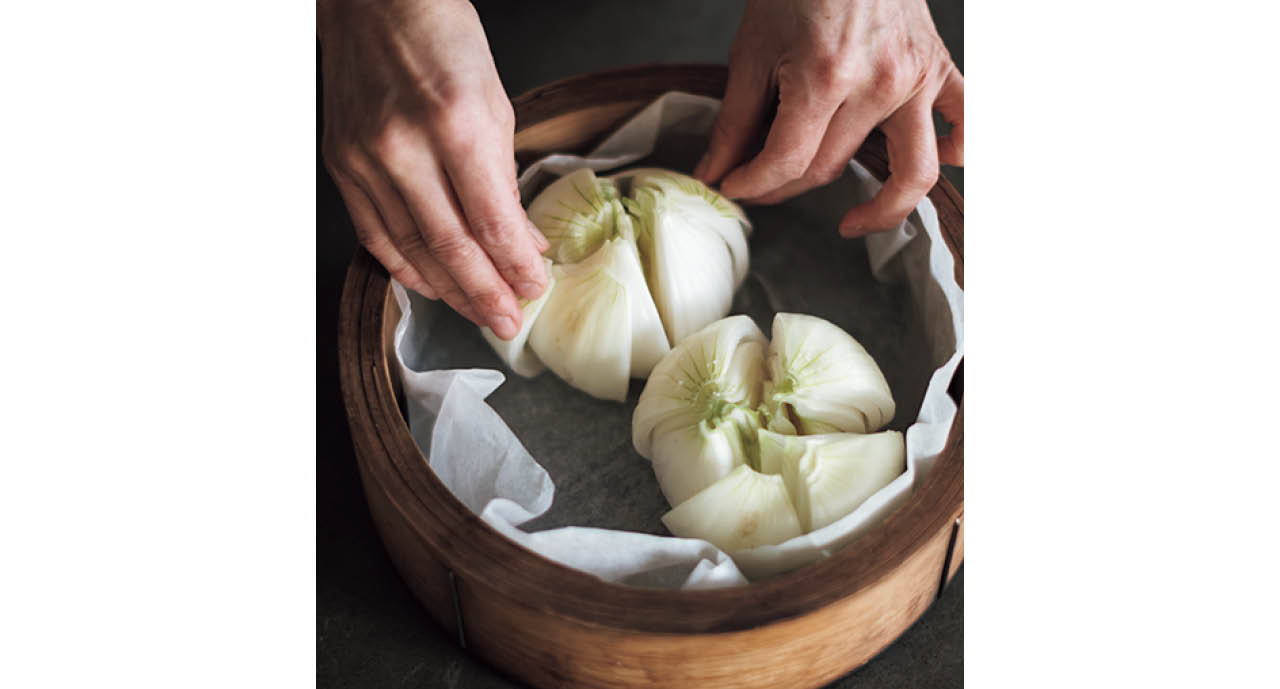 味をしみ込ませたい材料をイン