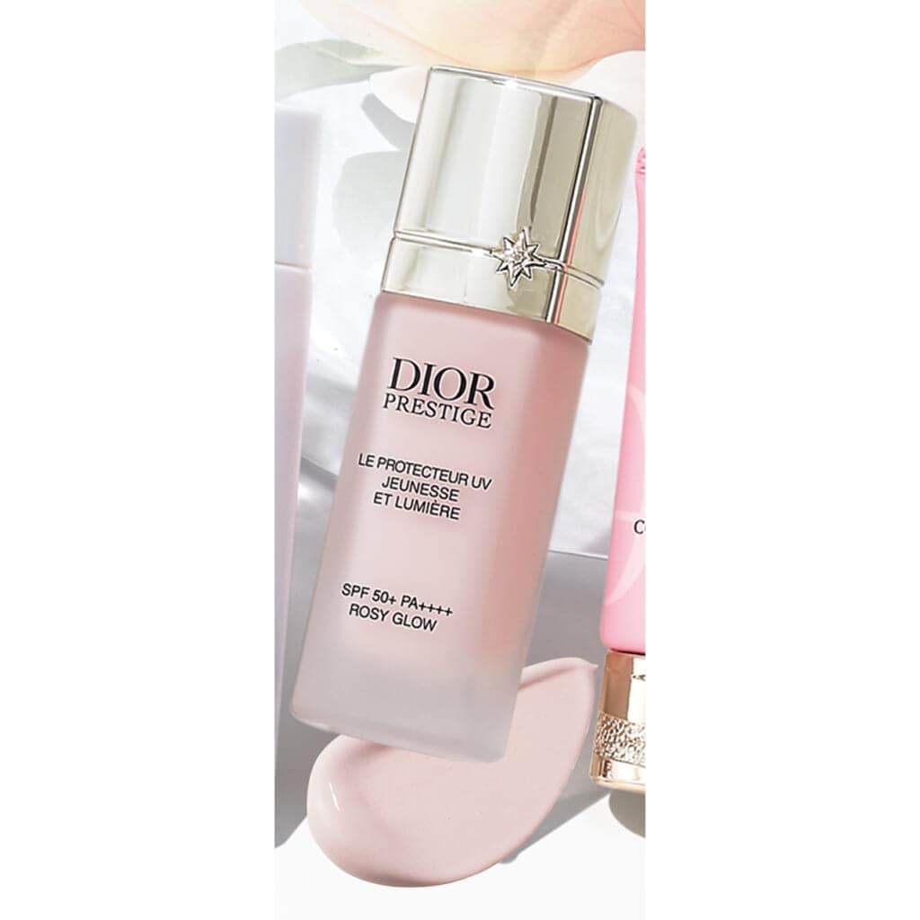 パルファン・クリスチャン・ディオール 
プレステージ ホワイト ル プロテクター UV ルミエール ロージーグロウ SPF50＋・PA＋＋＋＋ 30㎖￥15950
