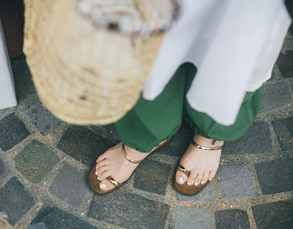 サンダルコーデ