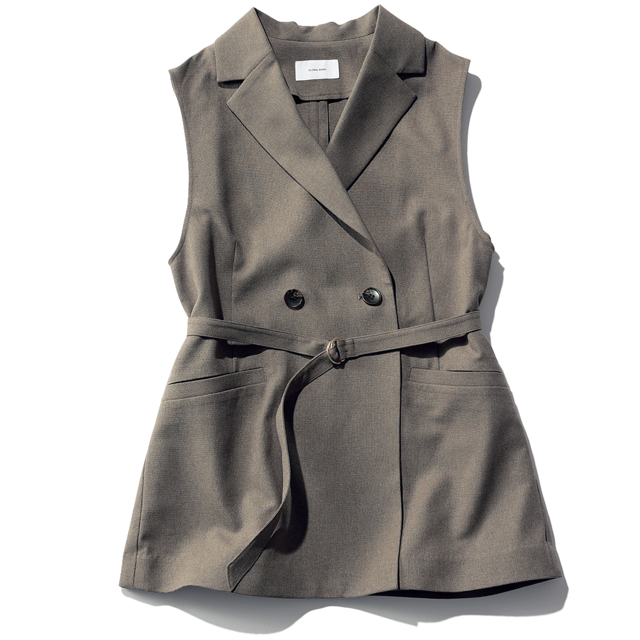 【GLOBAL WORK（グローバルワーク）】ジレ　¥5990