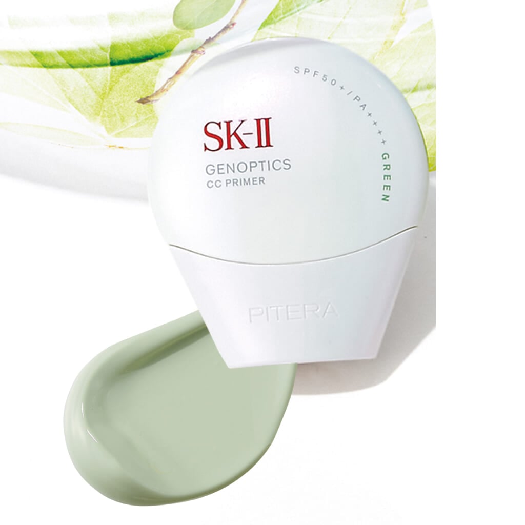SK-II
ジェノプティクス CC プライマー ミントグリーン SPF50+・PA++++ 30㎖¥9900(編集部調べ)