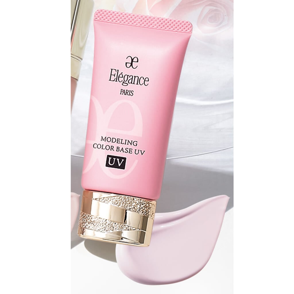 エレガンス モデリング カラーベース UV PK110 SPF40・PA＋＋＋ UV耐水性★ 30g￥5500／エレガンス コスメティックス