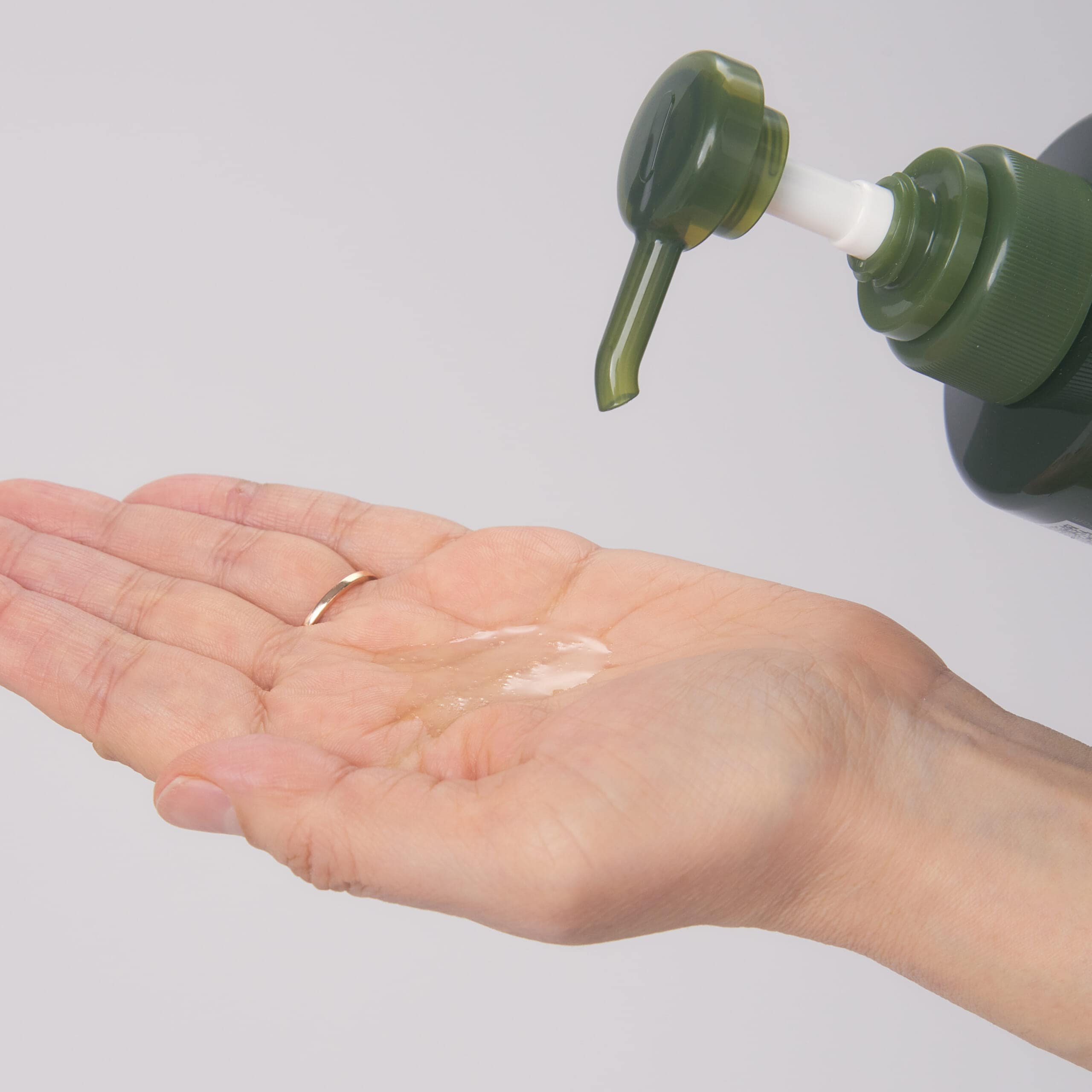 トリートメント ボディウォッシュを手に出したところ