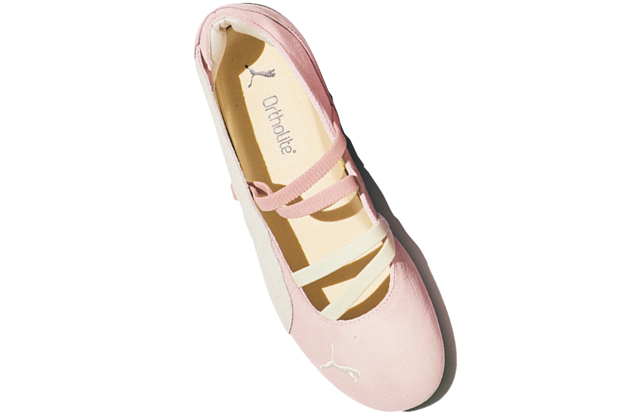 ［スピードキャット バレエ SD スニーカー］￥12100／ヘリンボーンフットウェア（プーマ）