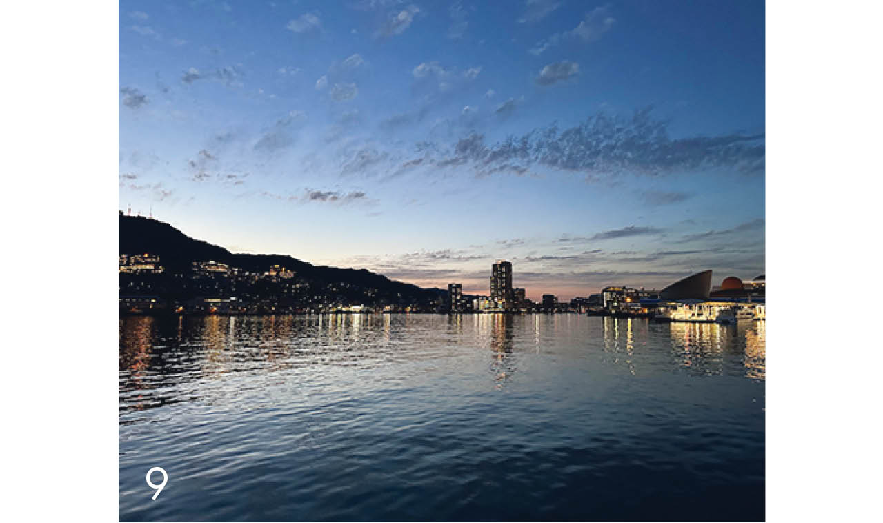 「長崎は実家に帰省する前か後にホテルに1泊して、ひとり旅もしています。長崎港のあたりをジョギング中に撮影」