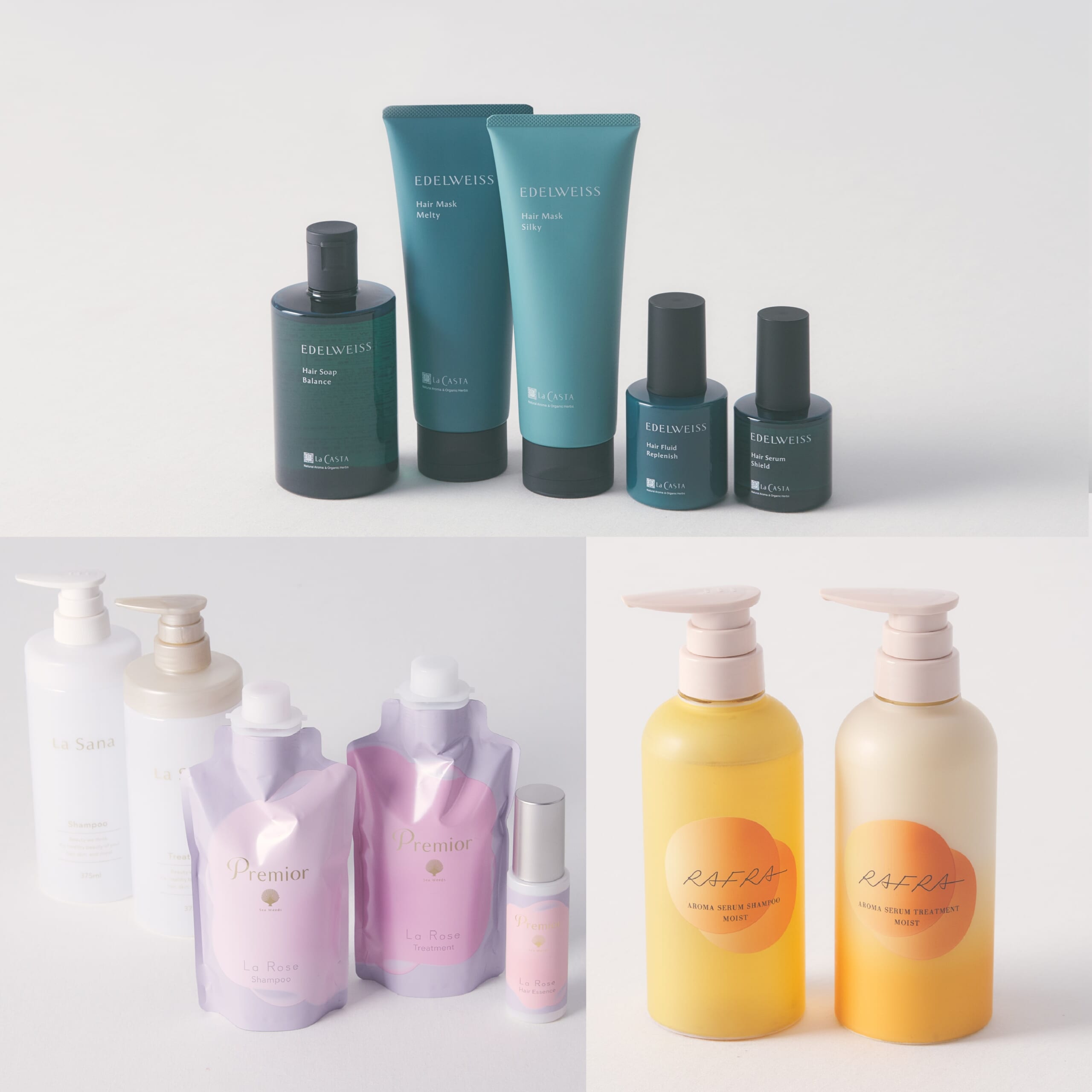 【2026春ヘアケア】ラ・カスタ、ラサーナ、ラフラの新作を30代・40代が試してみた！癒やしの香りに包まれて美しい髪へ