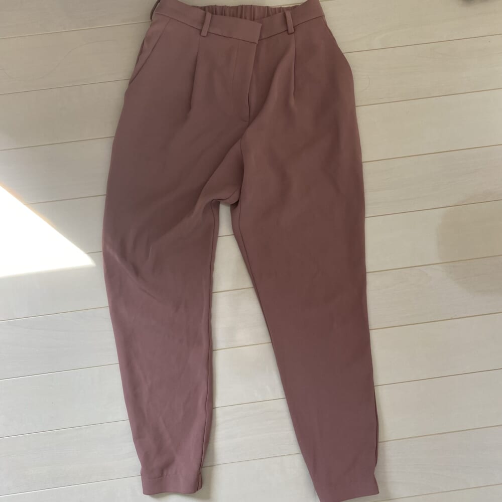 ソルベカラー パンツ ピンク