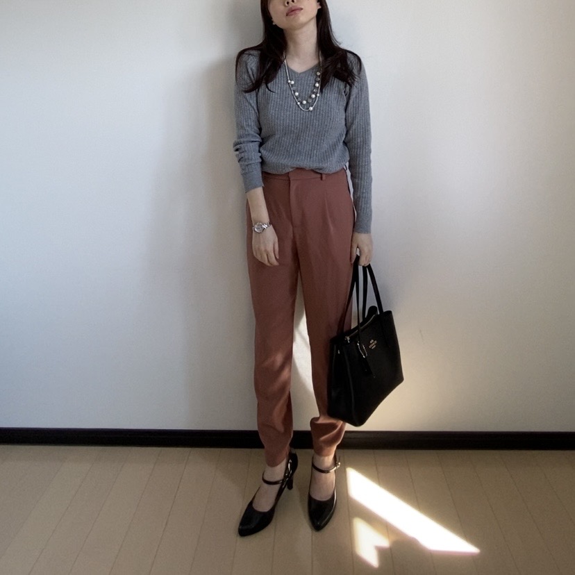 カラーパンツ ニット LEE