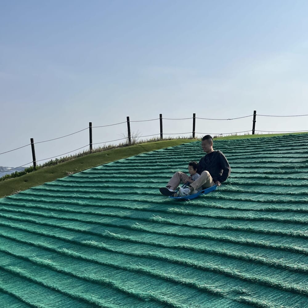 ソレイユの丘　ショートトリップ　家族旅行