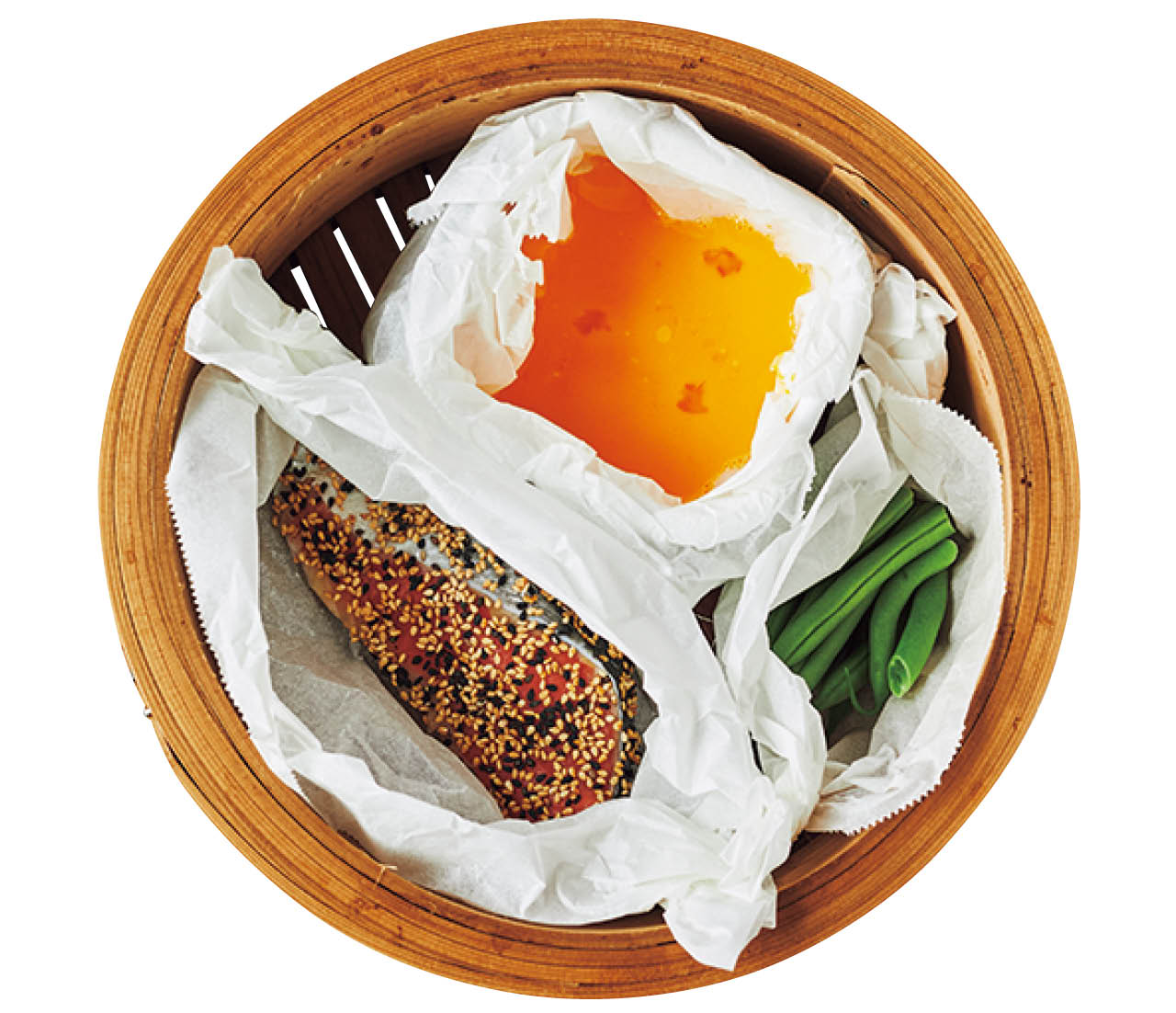 卵は5分たったところで必ず一度かき混ぜて、ふんわり食感に