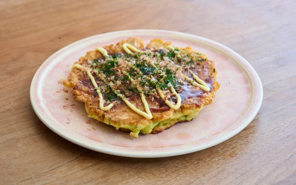 ブロッコリーのお好み焼き