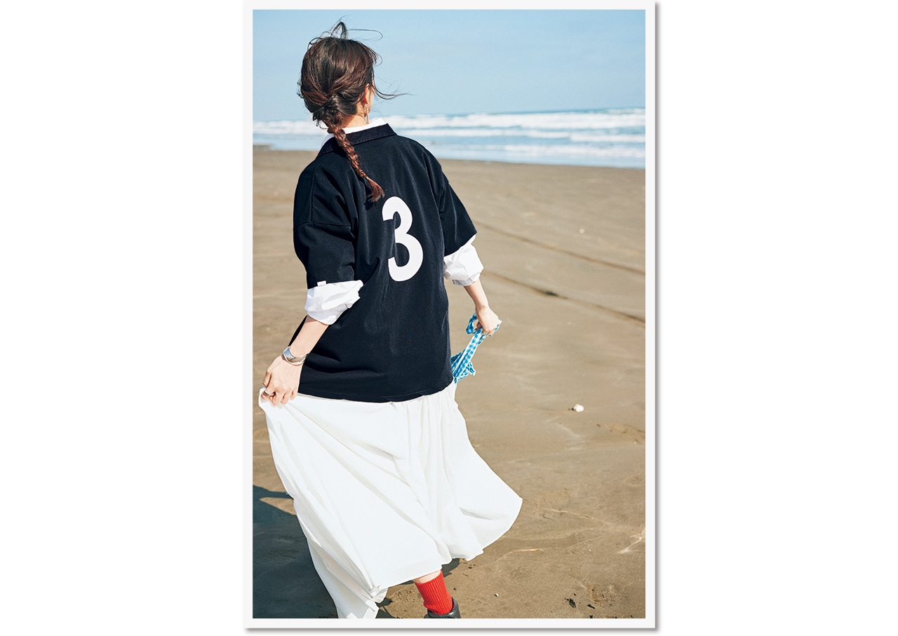 背中にもナンバー入り