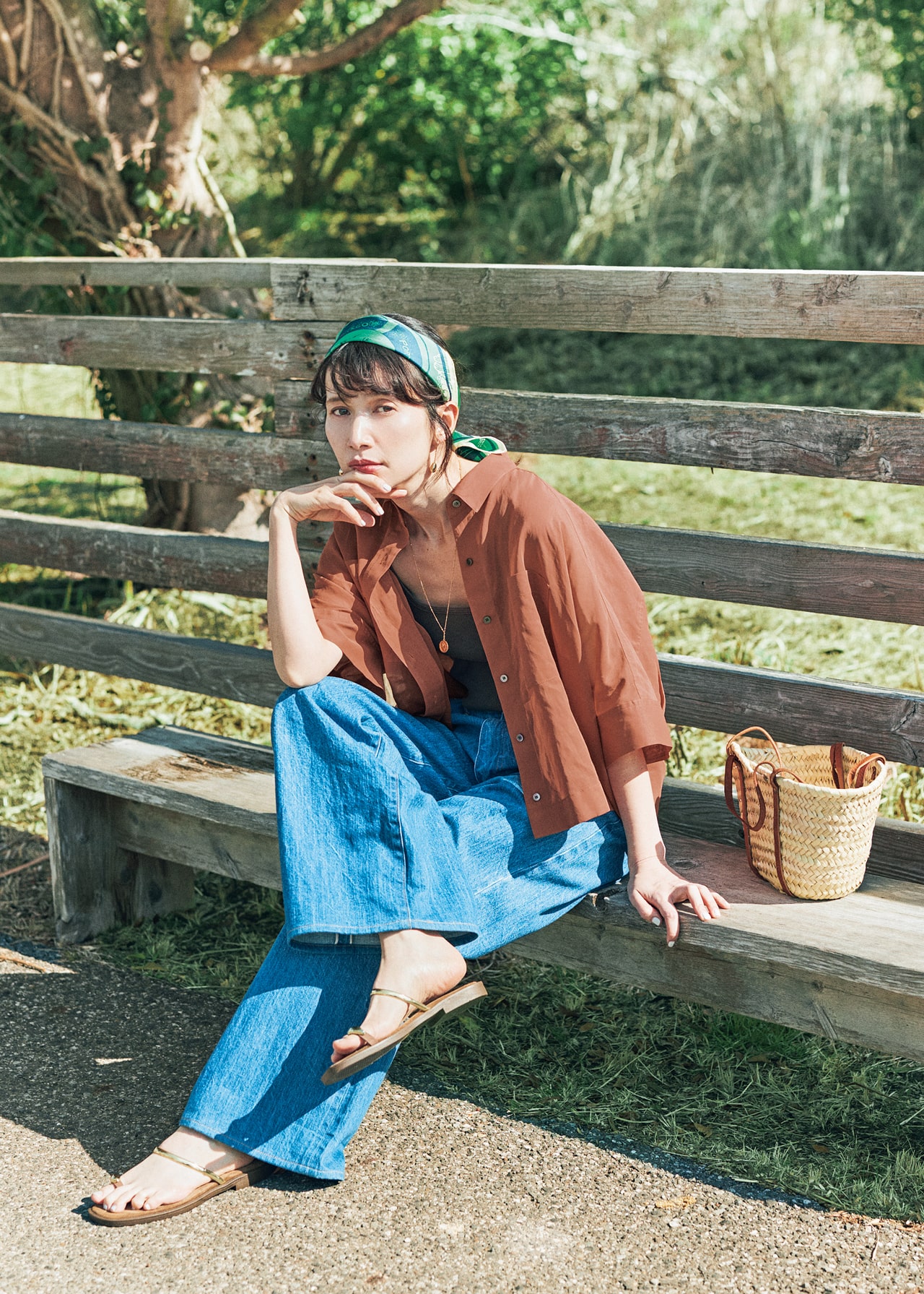 kazumiさんの20th Anniv. LEE限定 MICA & DEAL(マイカ アンド ディール)【洗える】シアー半袖シャツのコーデ