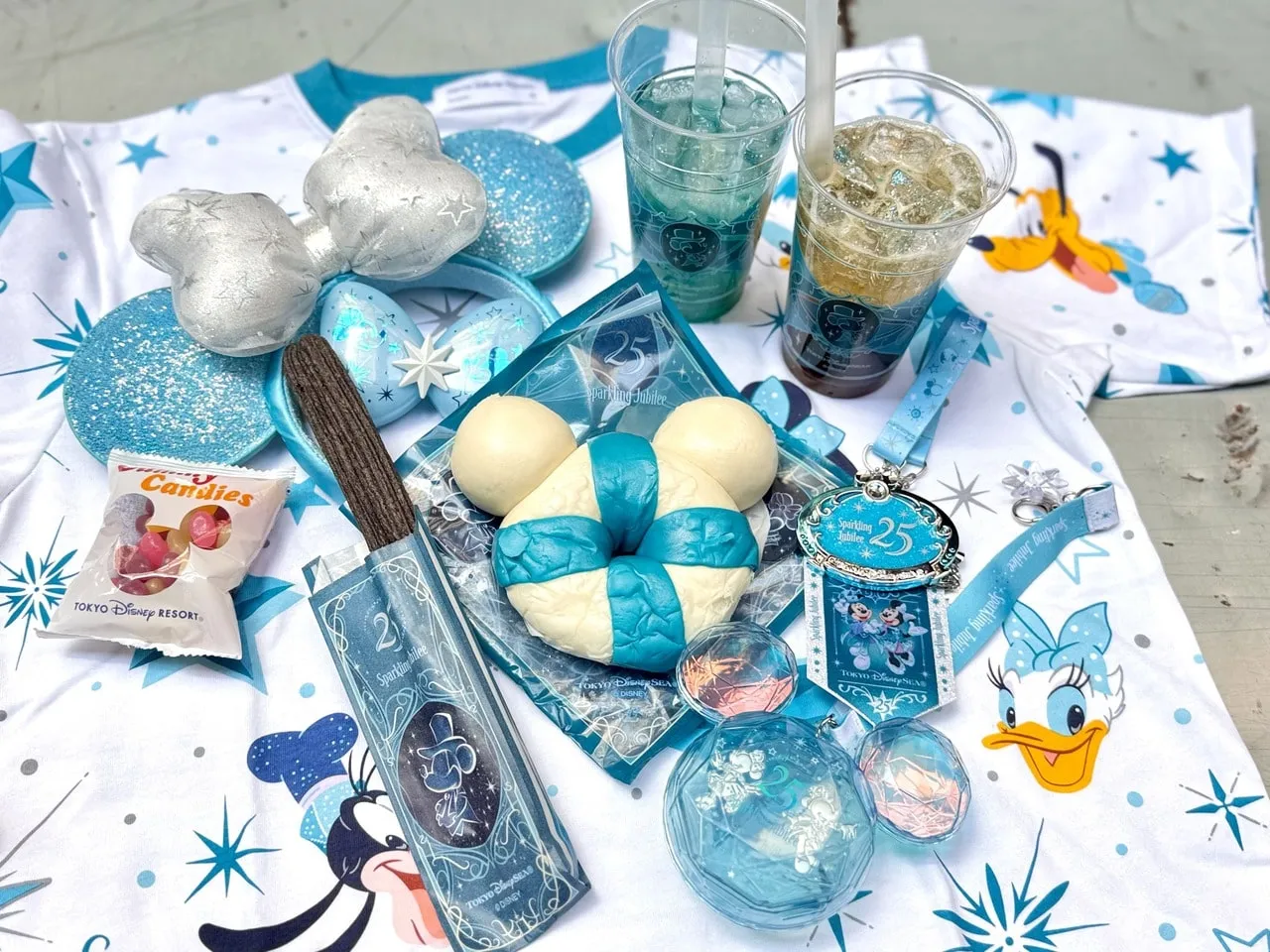 東京ディズニーシー25周年フード集合カット
