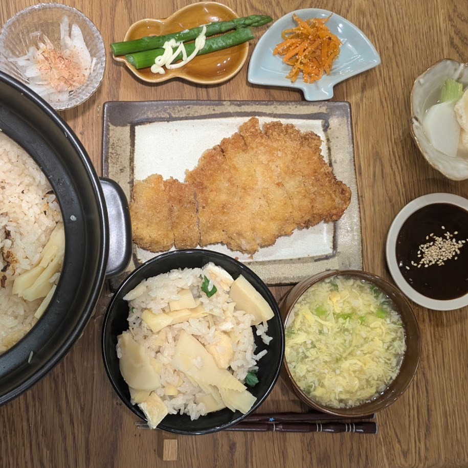 コポ家 たけのこご飯 献立