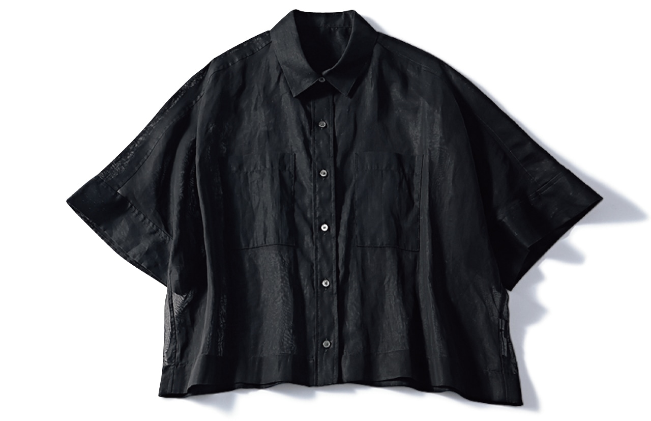 20th Anniv. LEE限定 MICA & DEAL(マイカ アンド ディール)【洗える】シアー半袖シャツ