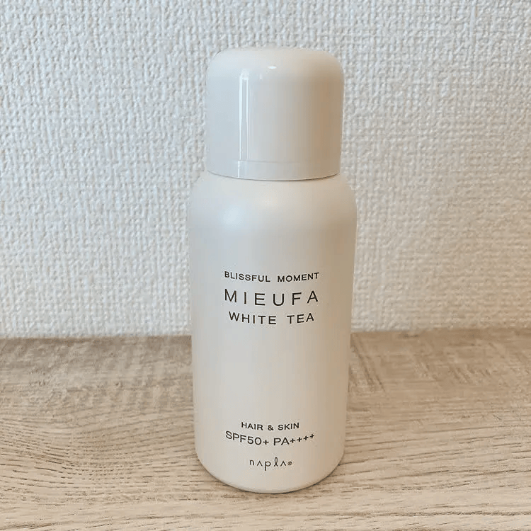 ミーファ「フレグランスUVスプレー」ホワイトティー