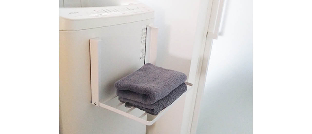 TB ゆかりさん（「洗濯機横マグネット折り畳み棚 タワー」）