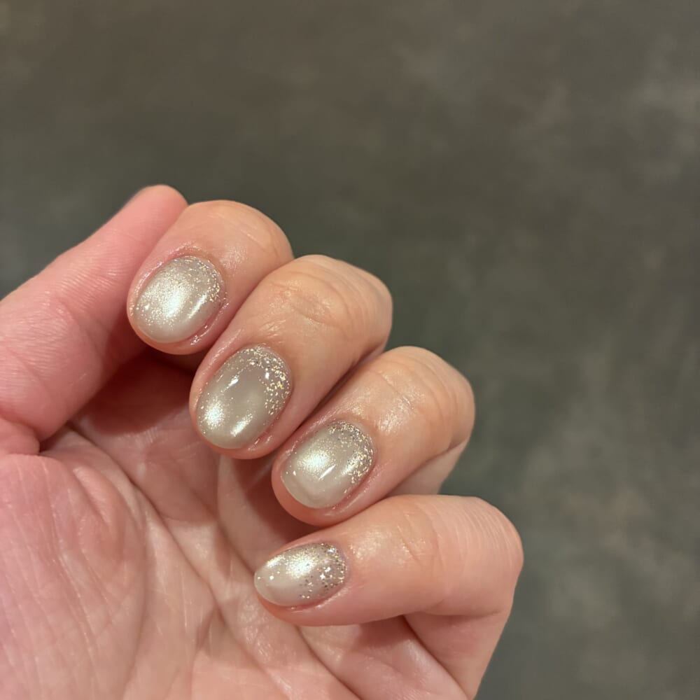 マグネットネイル ジェルネイル グレーネイル