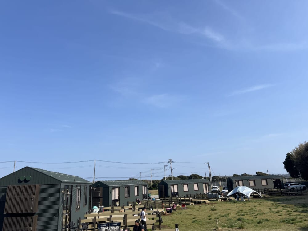 ソレイユの丘　宿泊　トレーラーキャビン