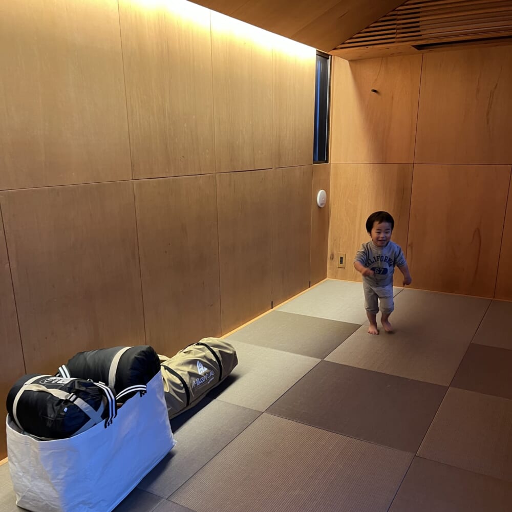 ソレイユの丘　宿泊　トレーラーキャビン