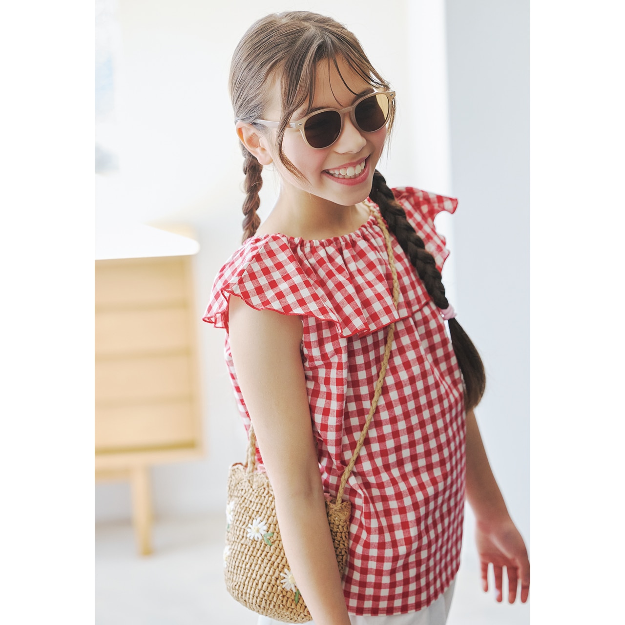 「CHK38 BE-BRP」をかけたブリジット キャリーさん