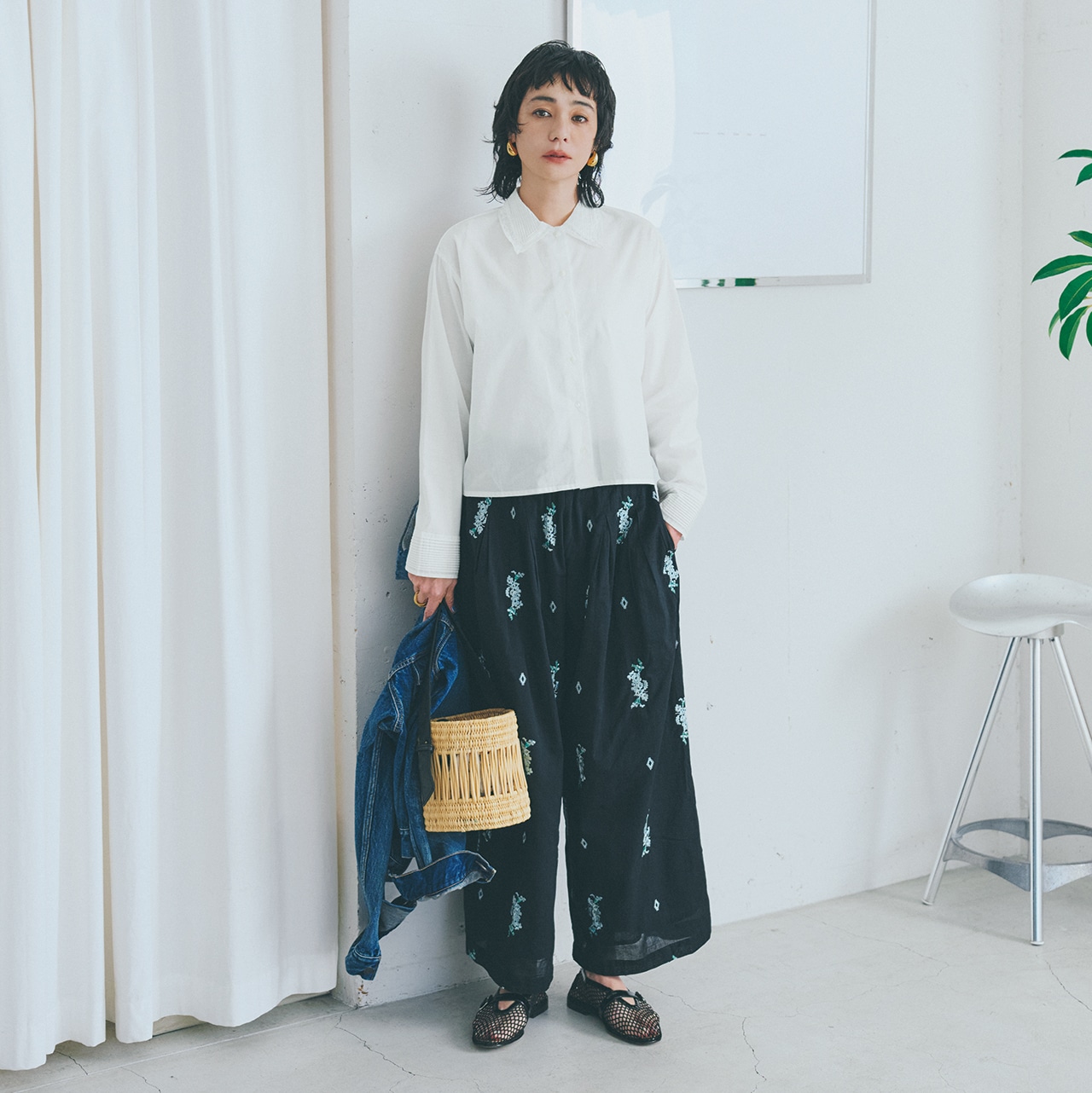 明日なに着る04162026のコーデ モデル/竹下玲奈