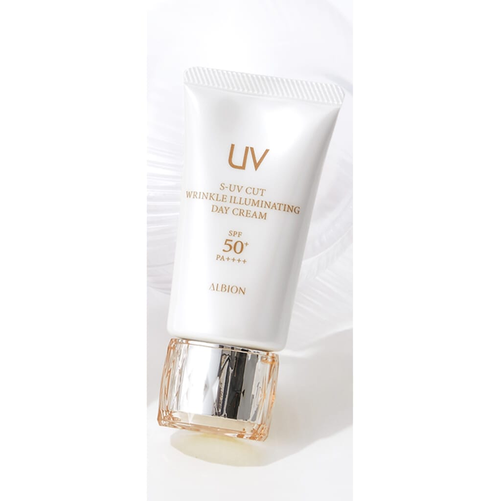 アルビオン S-UVカット リンクル イルミネイティング デイクリーム（医薬部外品） SPF50＋・PA＋＋＋＋ UV耐水性★ 50g￥11000
