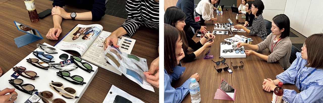 カラーやデザインにこだわっている様子