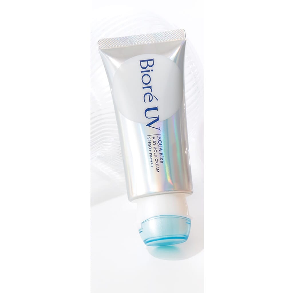 ビオレUV アクアリッチ エアリーホールドクリーム SPF50＋・PA＋＋＋＋ UV耐水性★★ 70g￥1650（編集部調べ）／花王