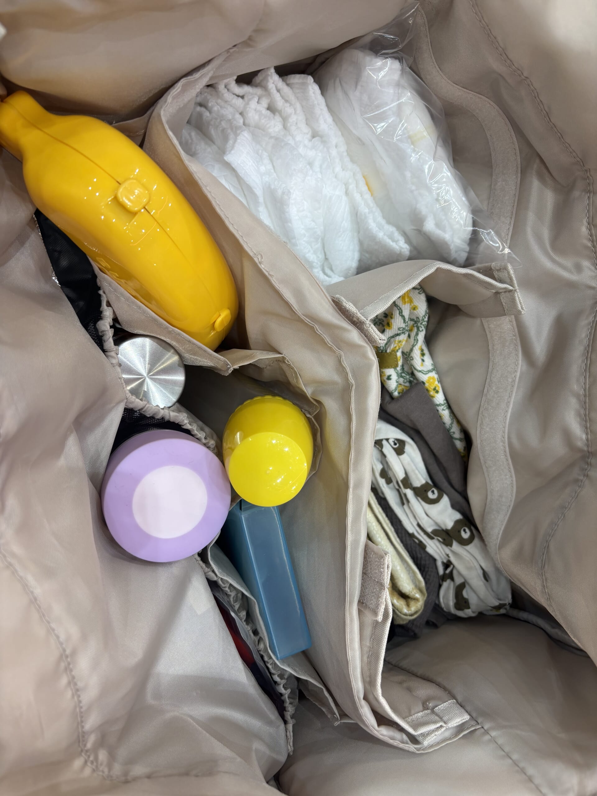 ワークマン　ファミリーライフボストンバッグのポケット