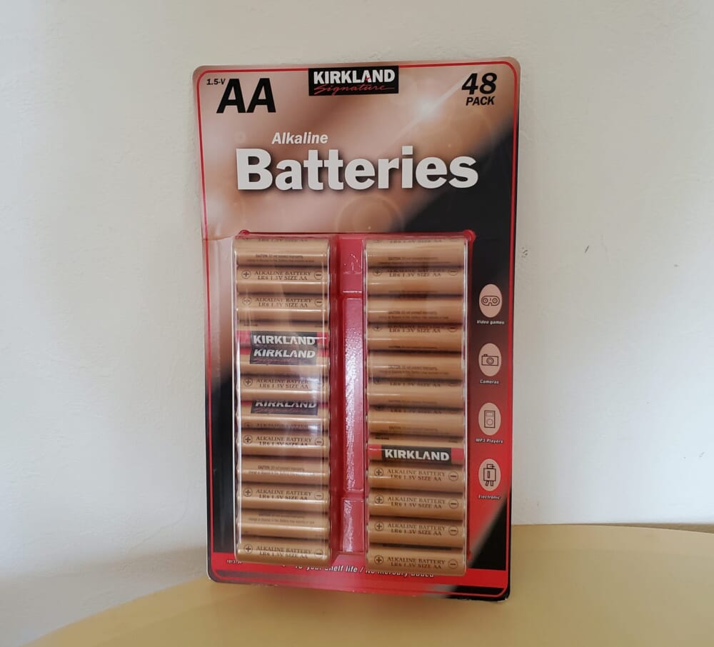 カークランドシグネチャー アルカリ単3乾電池