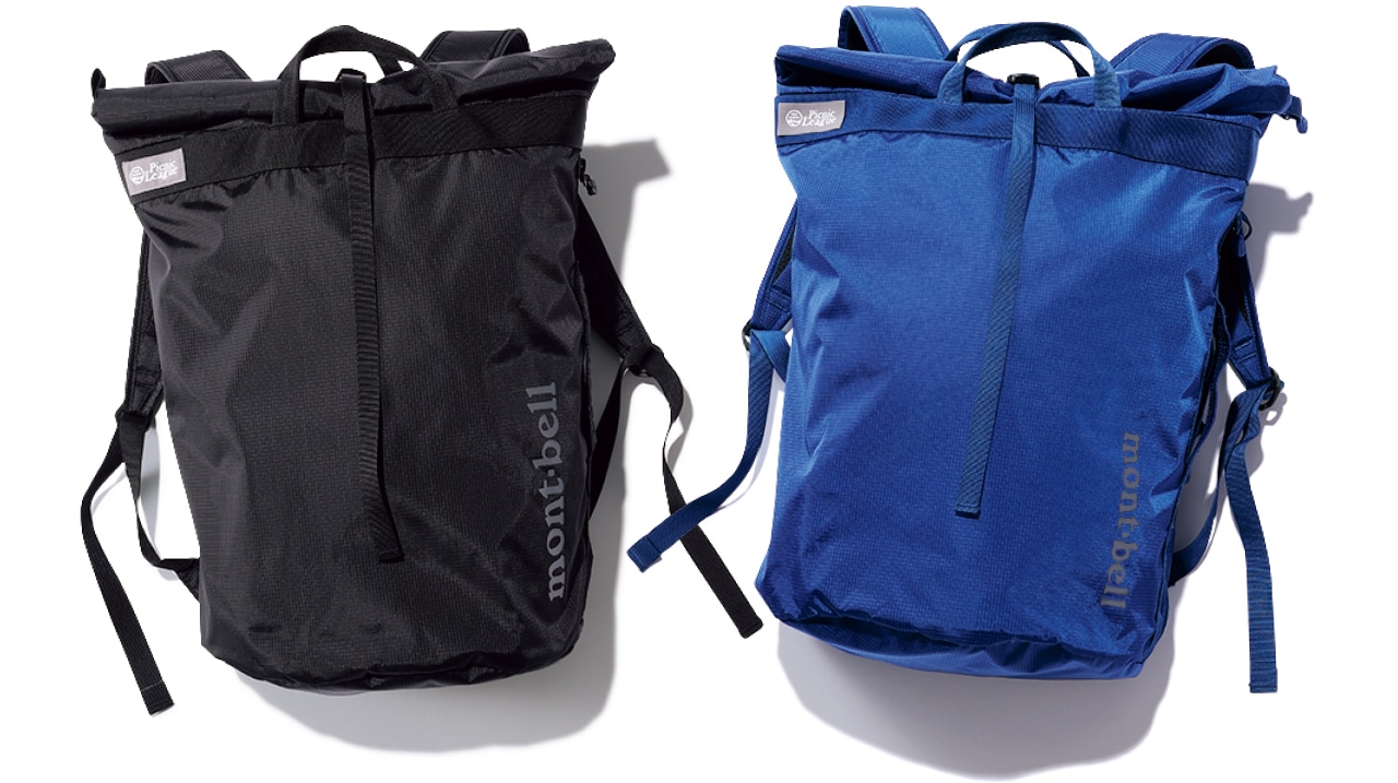 20th Anniv. LEE限定 mont-bell（モンベル）【洗える】【LEEマルシェ20th別注】Picnic League ギアコンテナパック20