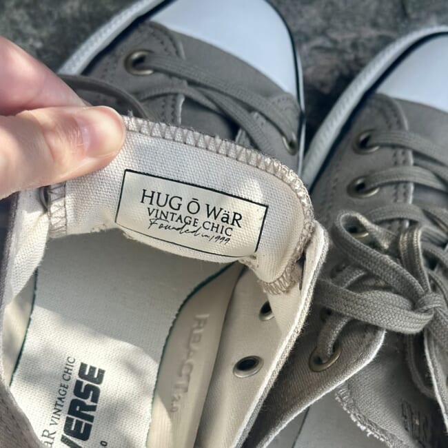 CONVERSE(コンバース)の【雅姫さんコラボ】ALL STAR（R） OX／HW　グレージュ　LEEマルシェ