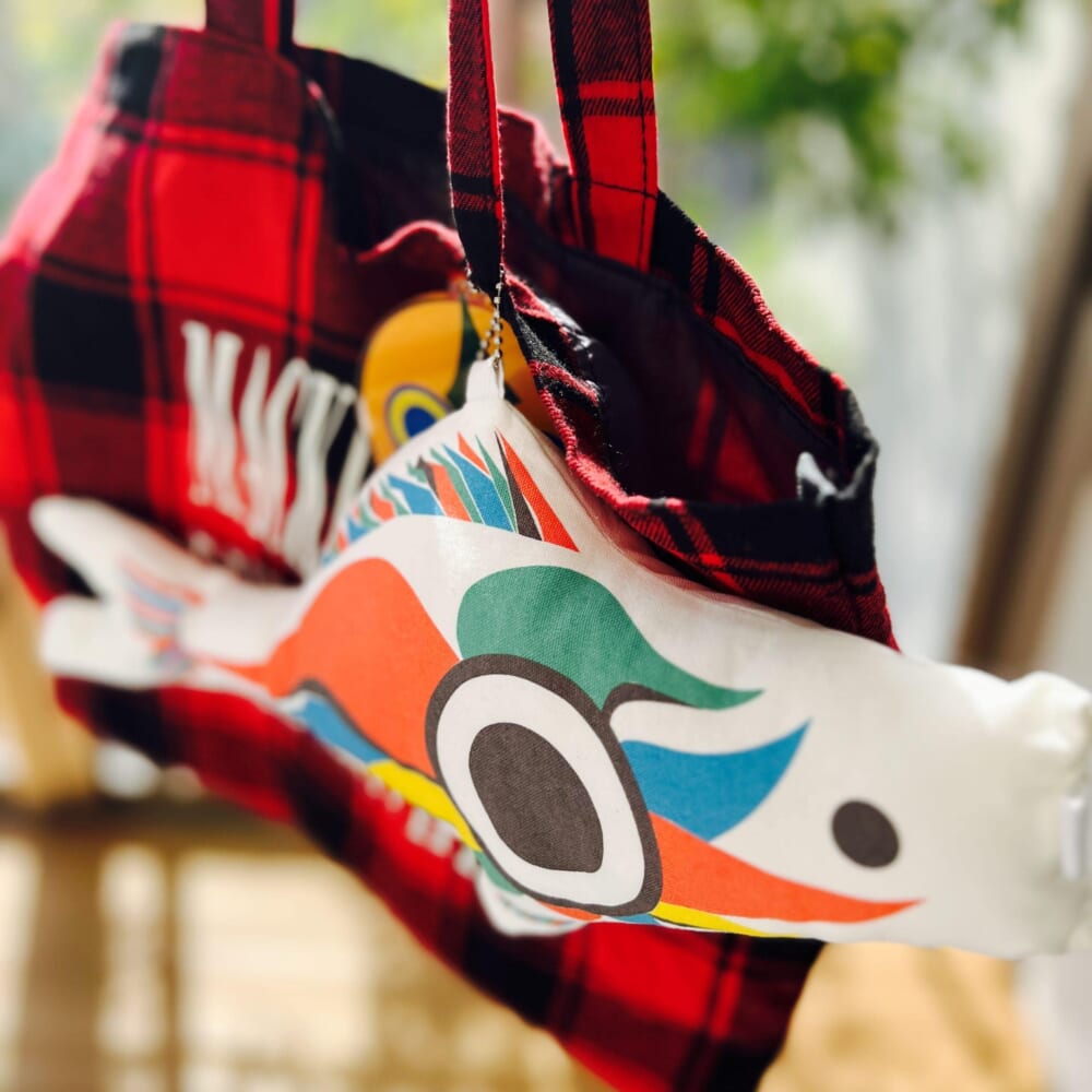 LEE1・2月号付録、マッキントッシュ フィロソフィーのBIGトート TARO鯉チャーム ぬいぐるみバッグチャーム