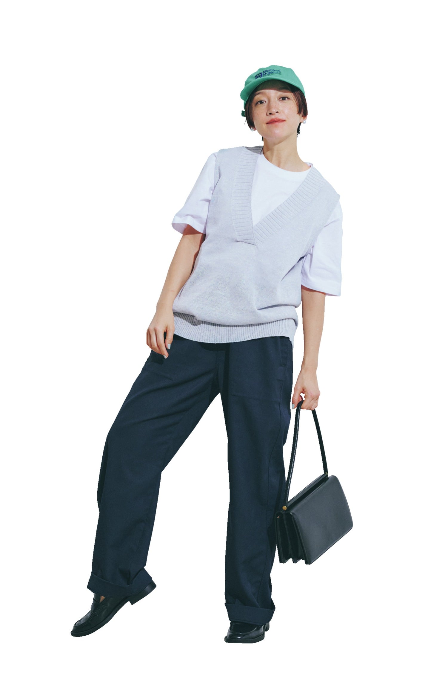 12closet
【洗える】大人に似合う・巾着つき USAコットンTシャツ（2枚入り）