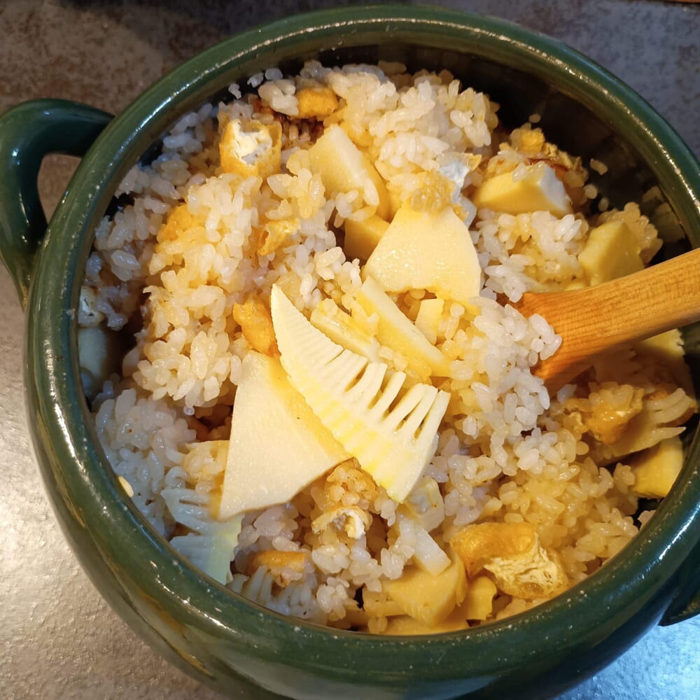 たけのこ たけのこご飯 山菜7