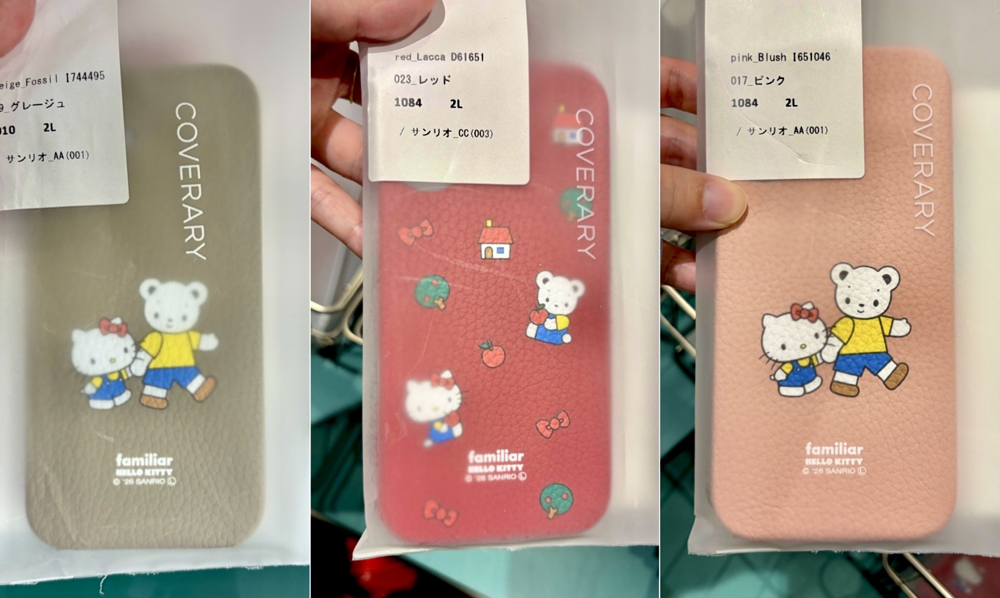 ハローキティ×ファミリアのスマホケース