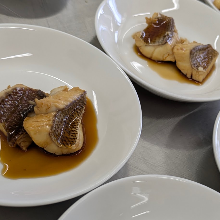 鯛の煮つけ　料理教室　でんまぁと刈谷南