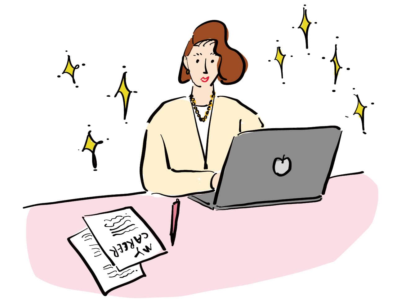 キャリアを手放したり、仕事量を見直したりしたことはありますか？イラスト