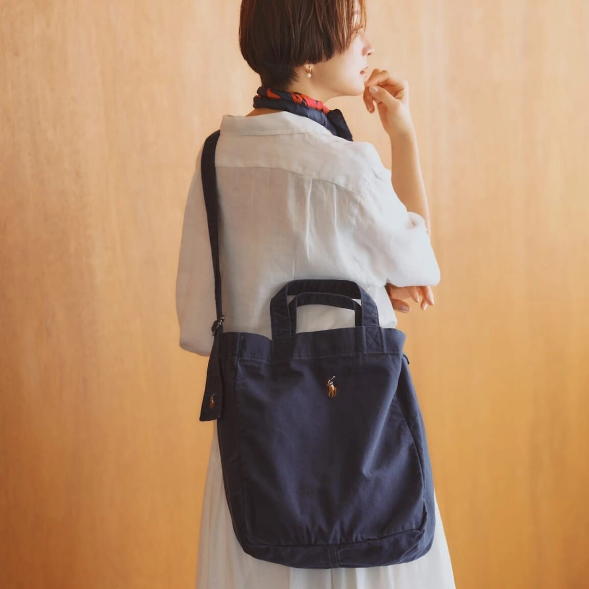 POLO RALPH LAUREN
COTTON CANVAS SHOPPER TOTE
￥16,500