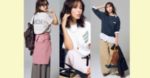 【大人のロゴTシャツ3選】表控えめ、裏で遊ぶのが正解！スタイリスト徳原文子さんが提案