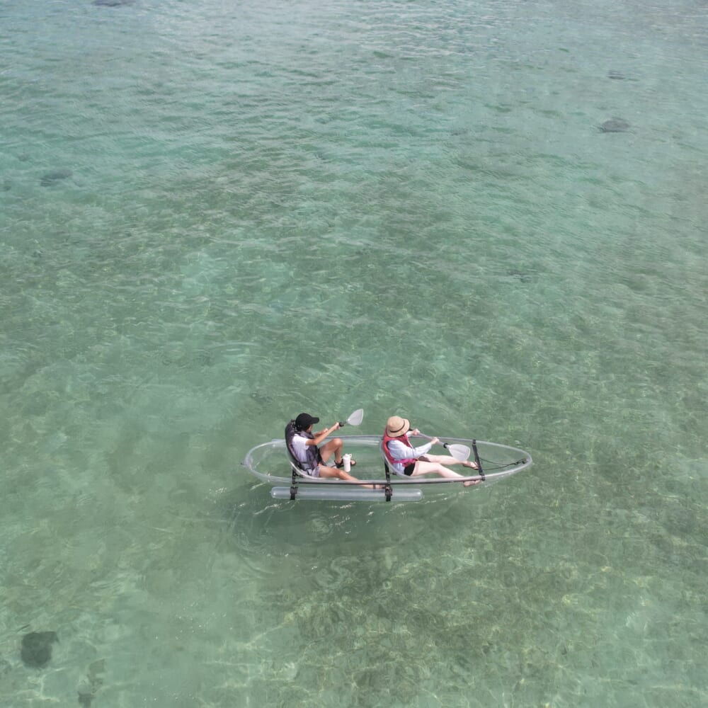 宮古島　ウミガメ　カヤック