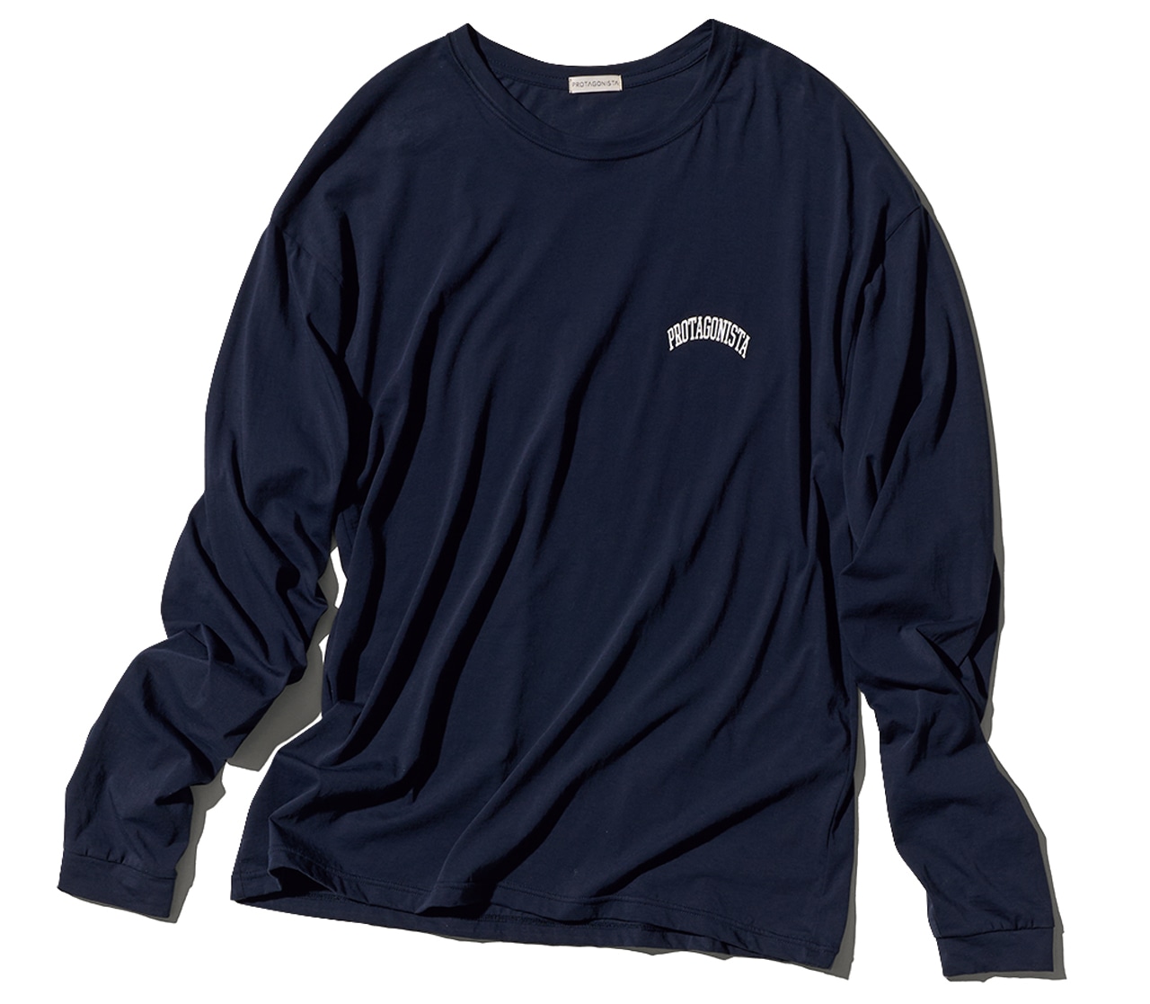 【PROTAGONISTA（プロタゴニスタ）】のロゴ長袖Tシャツ　￥15400