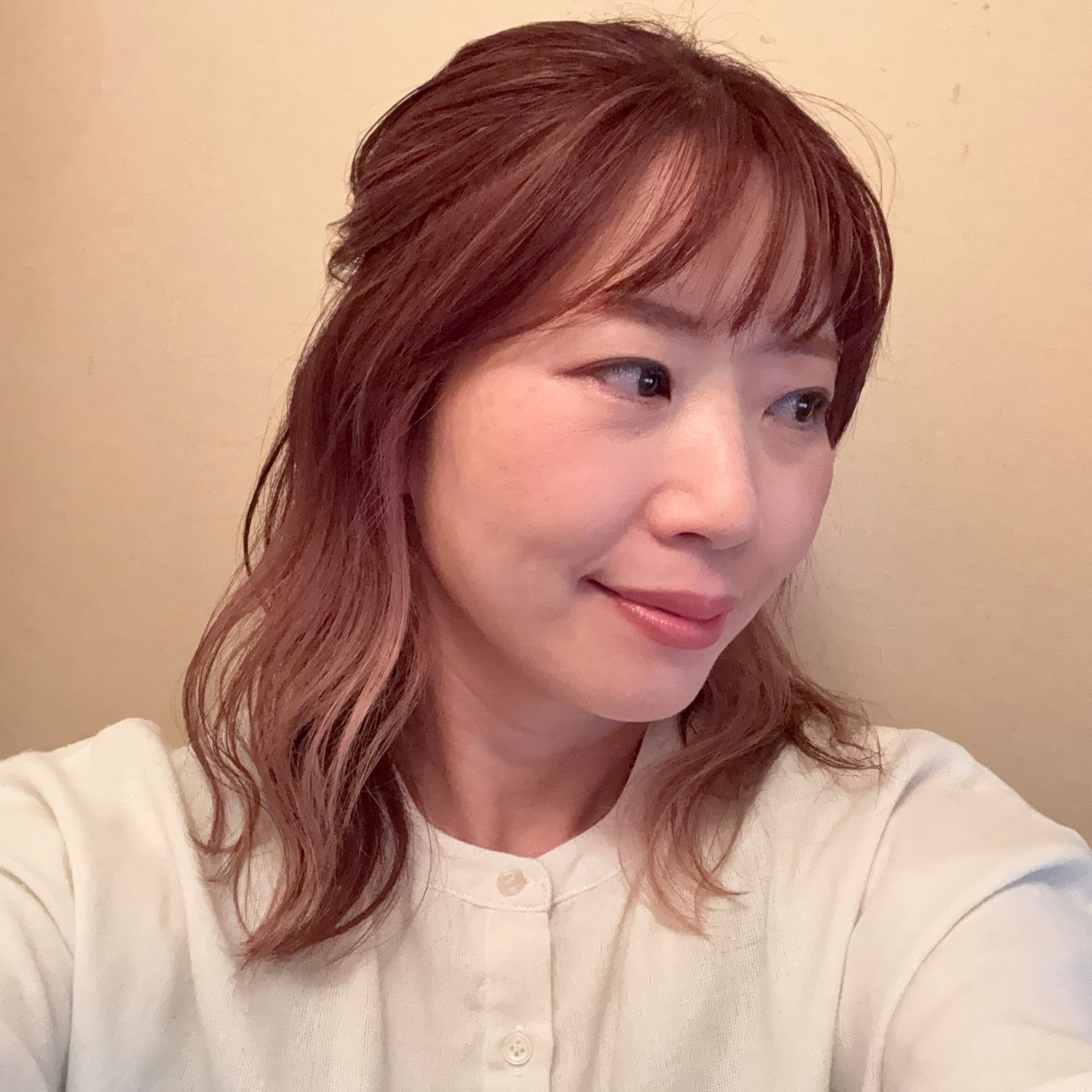 ウェーブ巻 ハーフアップ ヘアスタイル ヘアアレンジ